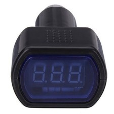 Lcd Cigarette Lighter Voltage Digital Panel Meter Volt Voltmeter Monitor For ...