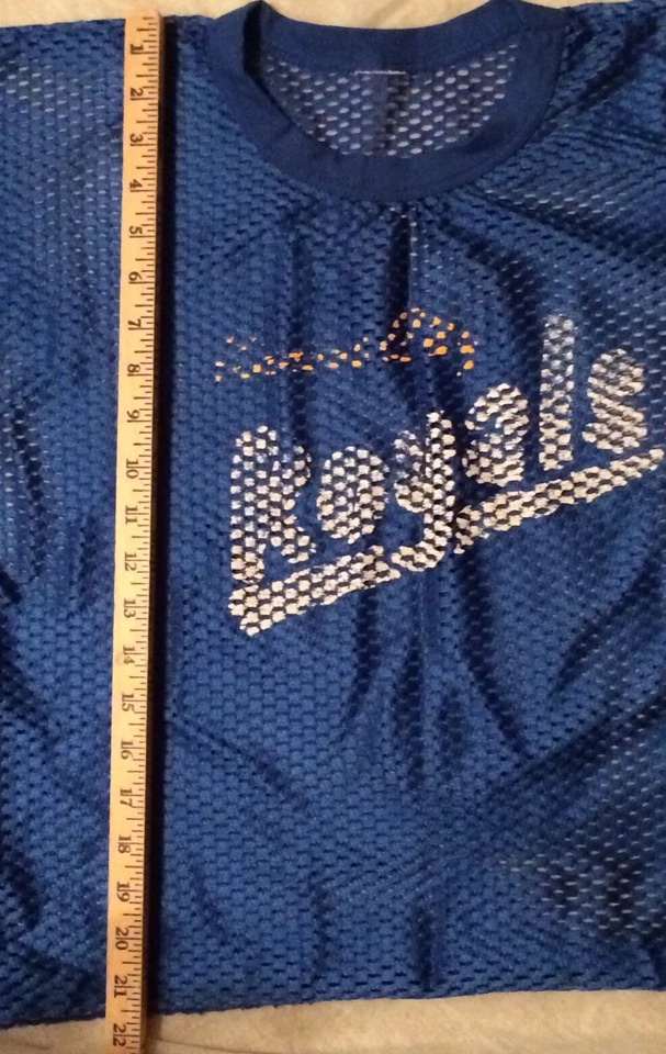 Kansas City Royals Blue Half Shirt Youth L- XL ~ - Image 3 of 4