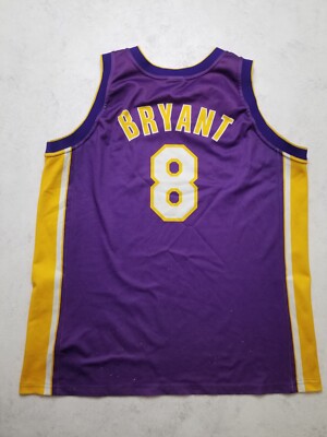 Los Angeles Lakers #8 Kobe Bryant NBA Basketball Jersey Champion