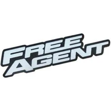 FREE AGENT Iron On Patch