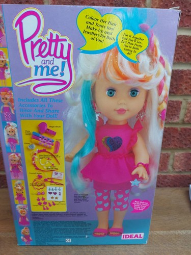 Vintage Pretty And Me! Doll 14" Ideal Retro Multi Colour Hair 1993 - Picture 4 of 10