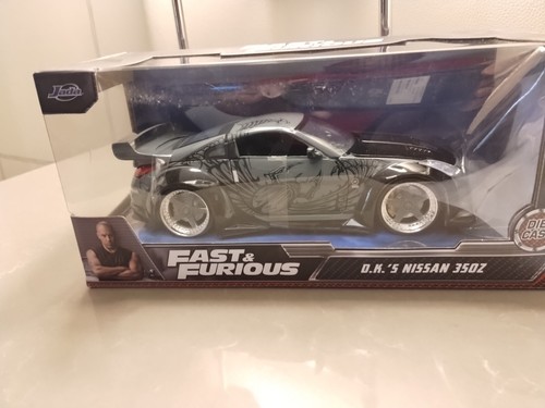 JADA FAST FURIOUS NISSAN 350Z Import 1:24 SCALE Diecast Black And Grey New - Picture 5 of 13