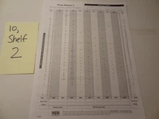 WPS Piers-Harris 2 Profile Sheet as Shown