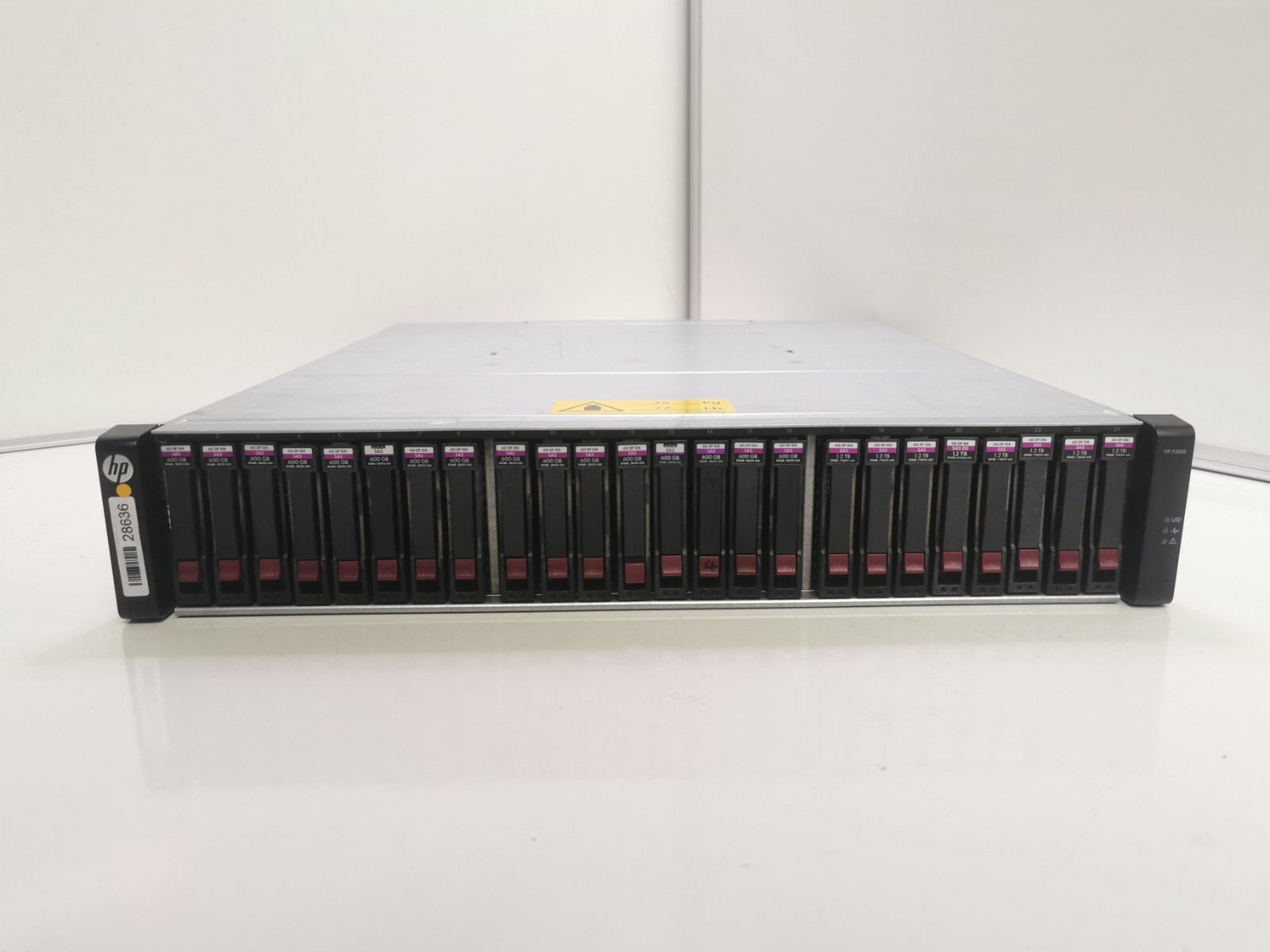 HP P2000 G3 iSCSI MSA Dual Controller SFF With Rails BK831A for sale