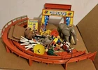 Large Vintage Playmobil Circus Ring Lot #3553 Romani 21 Figures 16 Animals