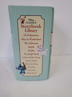 Disney Classic Storybook Library 12 Book Box Set Bambi Dumbo Peter