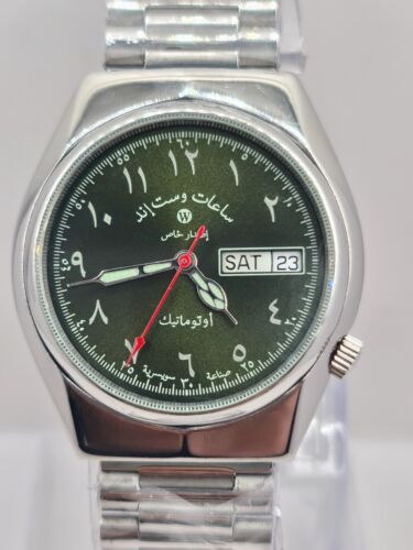 Vintage West End Swiss Made Automatic Analog Day/Date Men's Wrist Watch