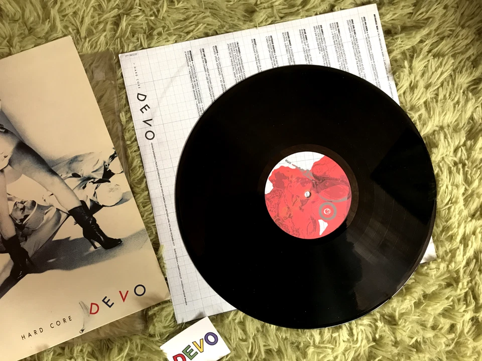 DEVO HARD CORE '90 LP france hardcore '74-77 demos RARE fan club basement recs ! - Image 4 of 4