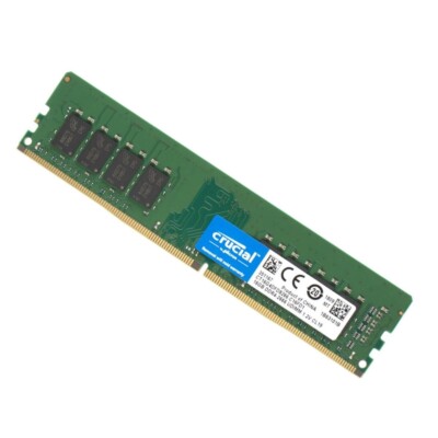 New Crucial 16GB DDR4 2666MHz PC4-21300 Desktop UDIMM Memory Ram