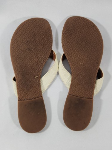TORY BURCH White Leather Sandals Women's Size 6M - Picture 7 of 7