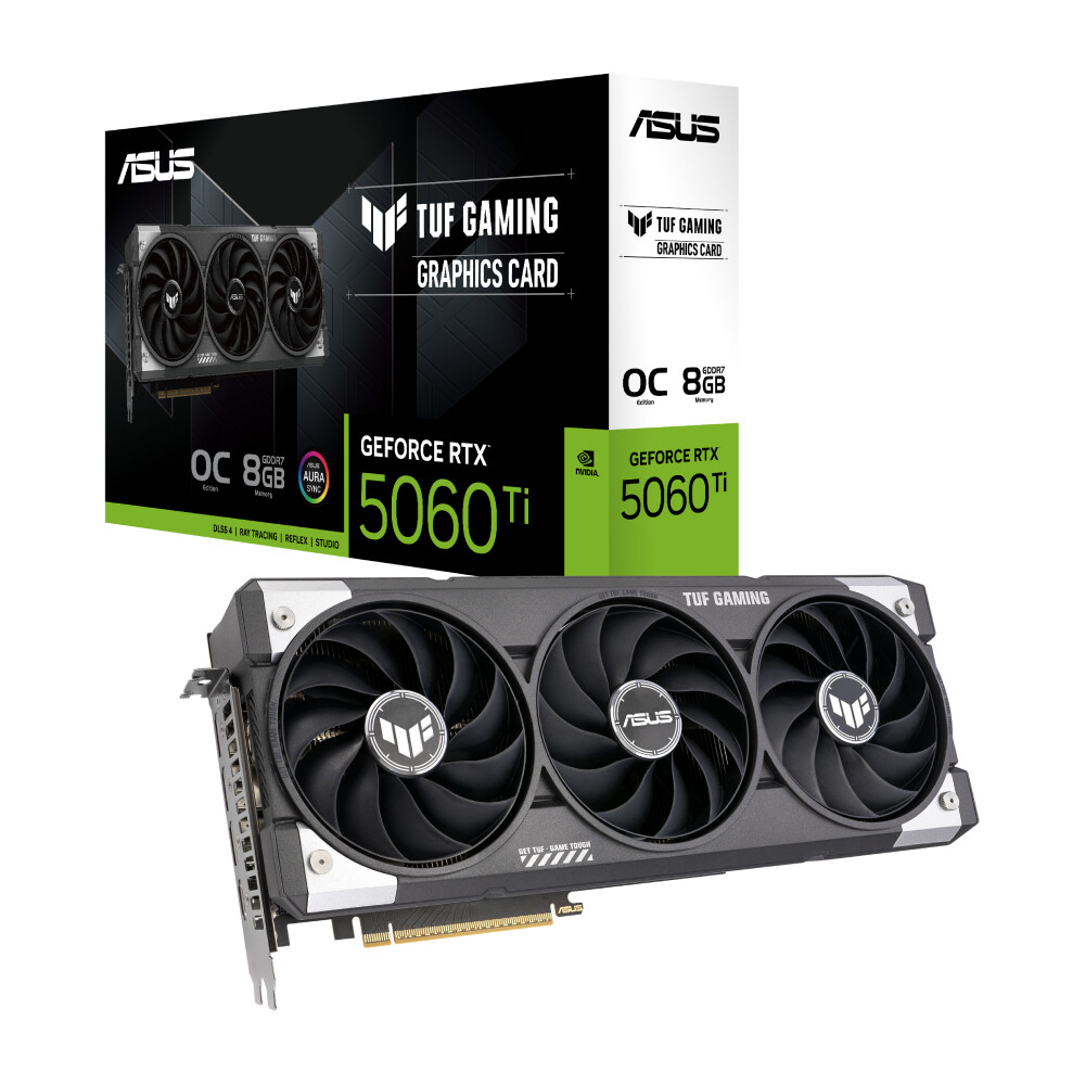 ASUS GeForce RTX 5060 Ti TUF Gaming 8GB OC Graphics Card UK