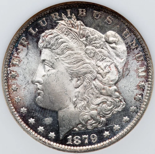 Morgan Dollar 1879-O, NGC MS-63 Deep Mirror Proof Like! Old NGC Slab! Stunning!