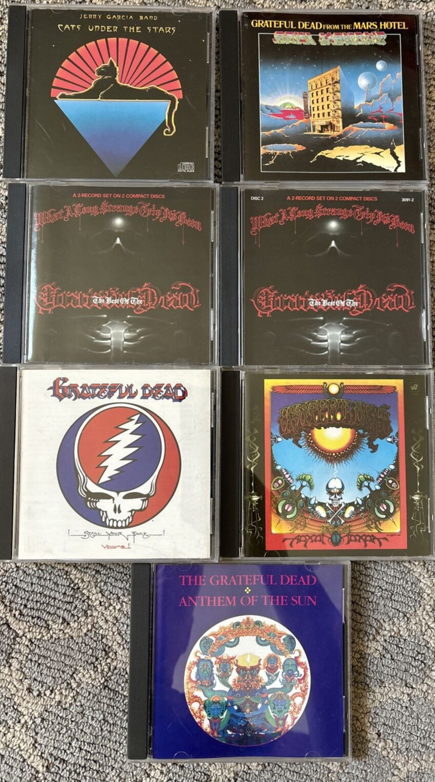 Grateful Dead & Jerry Garcia CD Lot of 7