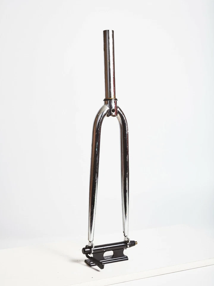 Fuji Fixie/Urban 700C Steel Fork 1 1/8" x 175mm Threadless Straight Chrome FK20 - Image 2 of 2