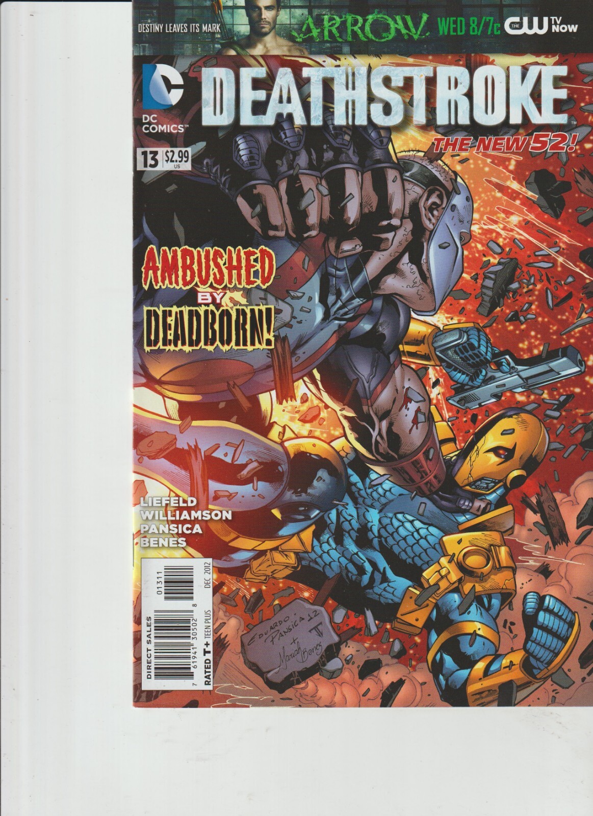 DC COMICS DEATHSTROKE #13 (2012) 1ST PRINT VF