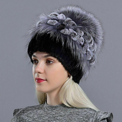 Girls Fur Hat Winter Head Wear Ladies 