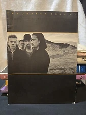 Vintage 1987 U2 The Joshua Tree Songbook Sheet Music Song Book with Lyrics NICE
