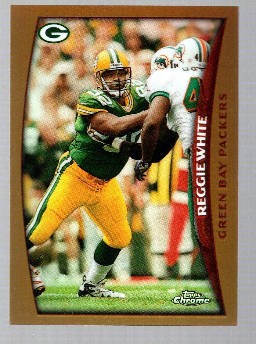 1998 Topps Chrome Refractor Reggie White #142 HOF