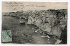 bonifacio , vue des falaises