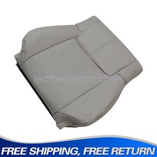 2006-2010 For Jeep Commander V8 Passenger Top Leather Perforated Seat Cover Gray