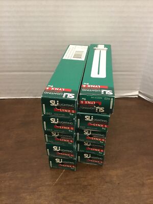 Light Bulb Fluorescent 9w lynx-S 2-Pin 600 lum 26082 G23 SLI Lighting Lot Of 40