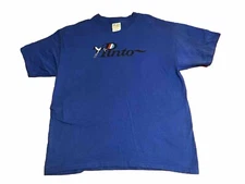 Vintage 1990s Ford Pinto Graphic Blue Racing shirt Large Short-sleeve A29