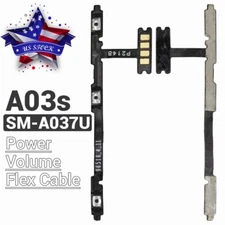 Original Power Button Volume Key Flex Cable For Samsung Galaxy A03s SM-A037U