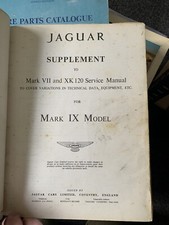 Jaguar MkVII, XK120, XK150/150S Service Manual
