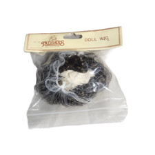 Vintage Tallina's Doll Supplies Doll Wig Brown Style 802 Size 5" NIP