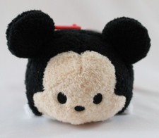 Disney Mickey Mouse Tsum Tsum Plush Pencil Bag Zipper Pouch 8 1/2"