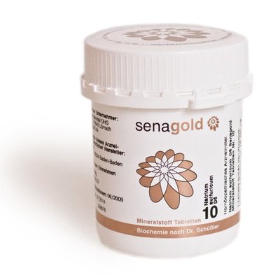 Schüßler Salz Nr.10 - Natrium sulfuricum D6 - 400 Tabletten, glutenfrei