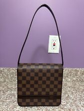LOUIS VUITTON Tribeca Mini Damier Ebene Shoulder Bag Brown LOUIS VUITTON Tribeca Mini Damier Ebene Shoulder Bag Brown