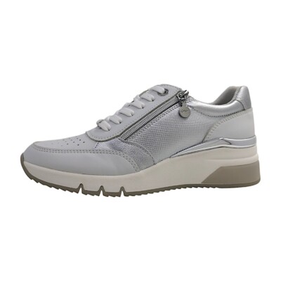 s.Oliver  Damenschuhe Schnürschuhe Sportive Weiß Freizeit