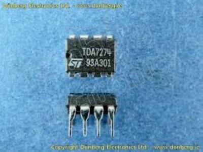 ST TDA7274 DIP-8 LOW VOLTAGE DC MOTOR SPEED CONTROLLER #A6-22