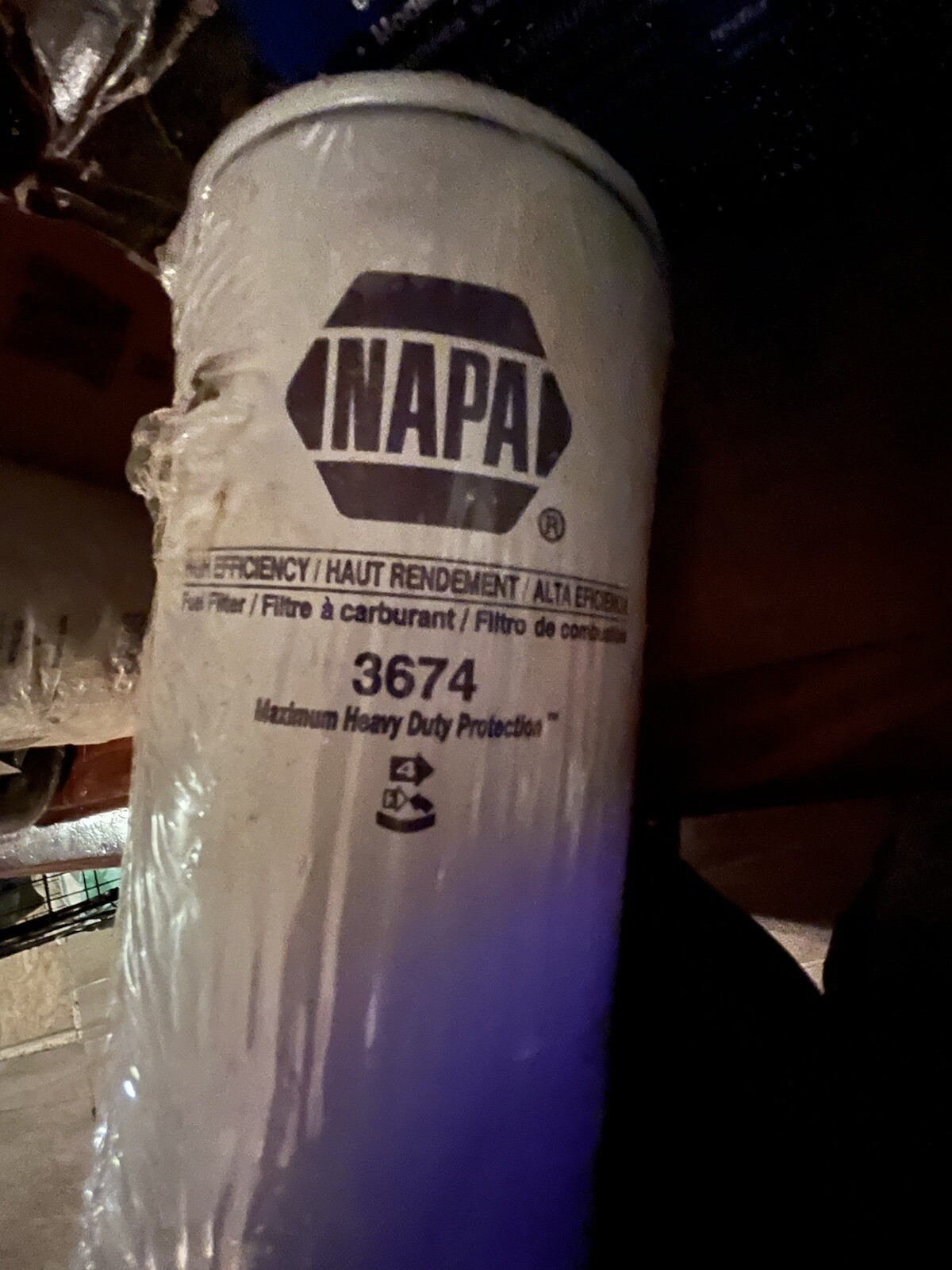 NAPA 3674 Fuel filter cross reference