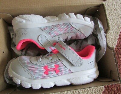 Under Armour Assert Toddler Girl Running Shoes Size 7K NIB