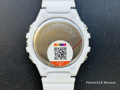 New SKMEI 1715 Alarm Chronograph White Digital 50M Water Resist 43mm Watch - Picture 4 of 8