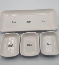 Rae Dunn Serving Dishes Snack Taste Yum