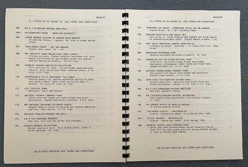 CHARLES Galleries ORSON WELLES Hollywood Memorabilia Auction Catalog 08 1991 - Imagen 3 de 3