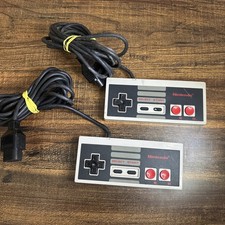 Nintendo NES Controller Lot Of 2-Original Authentic OEM-NES-004.