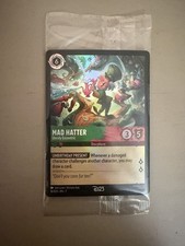 2026 Disney Lorcana Mad Hatter Unruly Eccentric D23 Exclusive FOIL SEALED 
