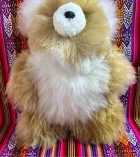Baby Alpaca Tan Teddy Bear Teddy Bear 1from Peru 12" New