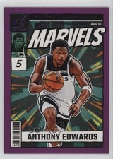 2024-25 Panini Donruss Net Marvels Press Proof Purple Anthony Edwards #5 1kc2
