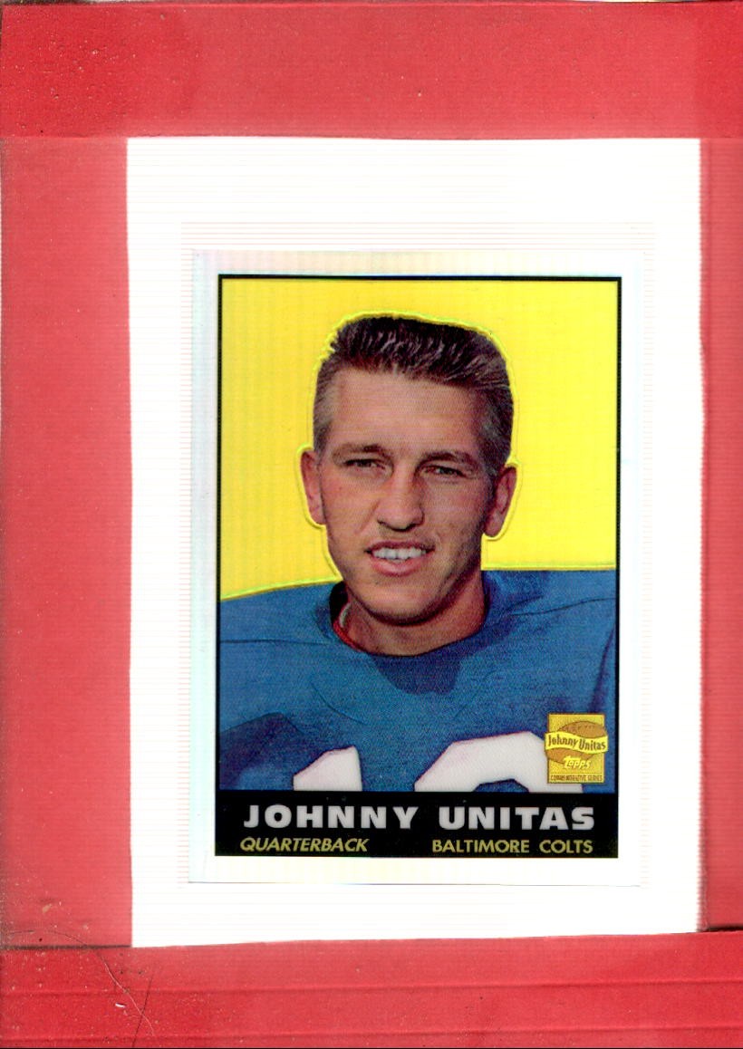 2000 Topps Unitas Reprints Chrome #R5 Johnny Unitas MINT ID:75119