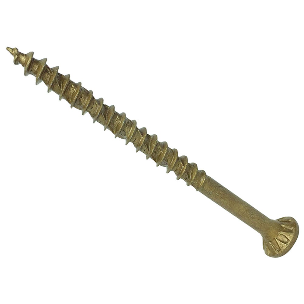 ForgeFix ForgeFast TORX® Compatible Decking Screws CSK Tan 4.5x75 T25 Tub 400