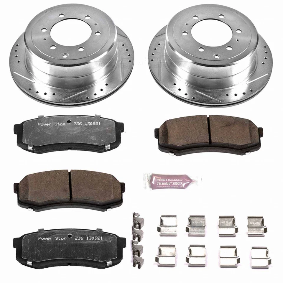 Power Stop Brake Kit For Lexus LX450 1996 1997 Rear Z36 Truck & Tow Foto 2 de 4