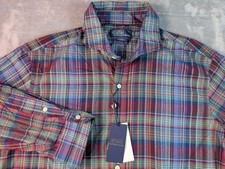 Polo Ralph Lauren Classic Fit Plaid Button Up Shirt Multicolor Men's XL