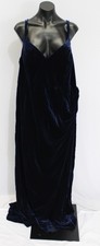 Azazie Women's Leo Sheath Pleated Velvet Dress AP2 Dark Navy Size: A20 NWT