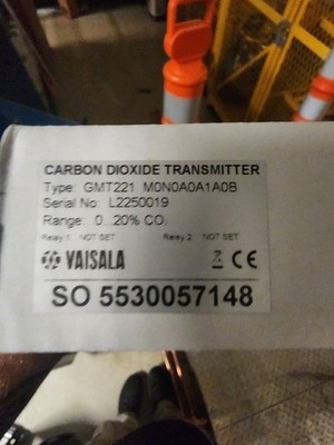 Vaisala CO2 TRANSMITTER Sensor Sys GMT221 Brand New Fast Shipping