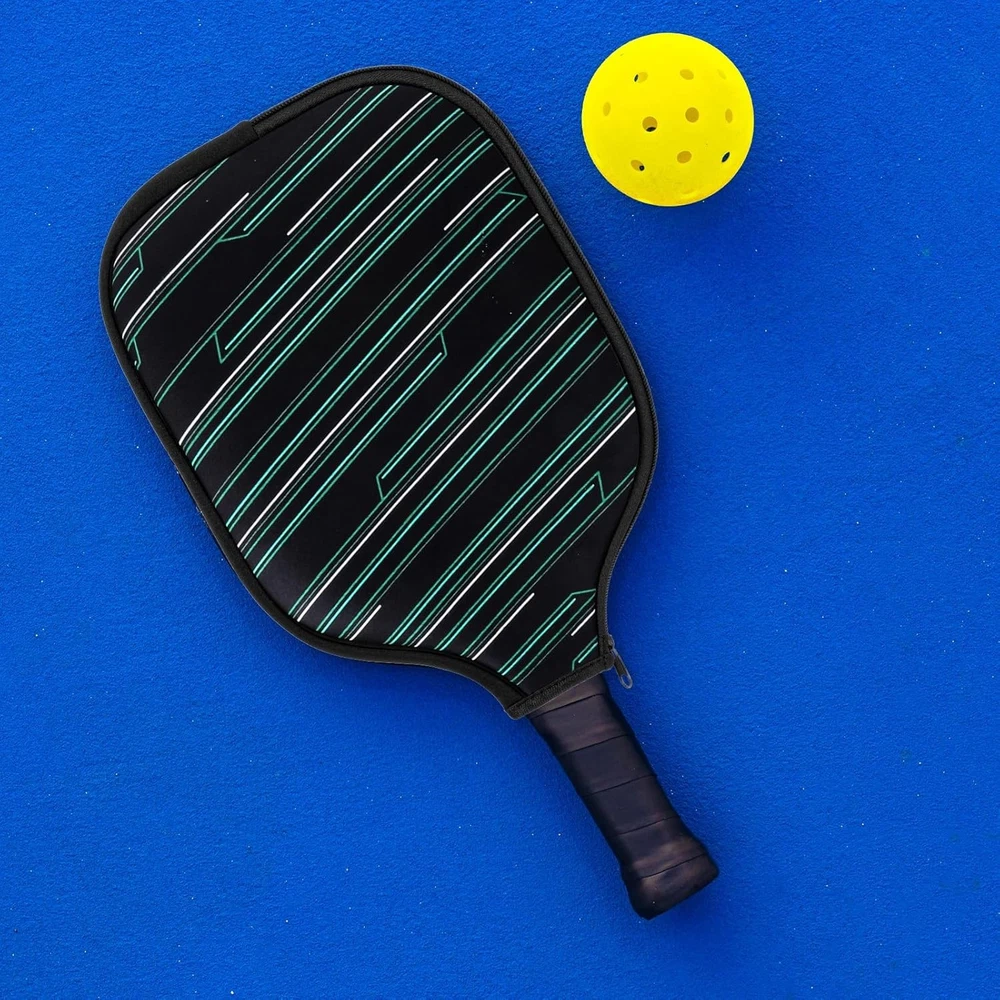 Neoprene Pickleball Paddle Cover – Protective Black Case Fits Most Paddles Neoprene Pickleball Paddle Cover – Protective Black Case Fits Most Paddles